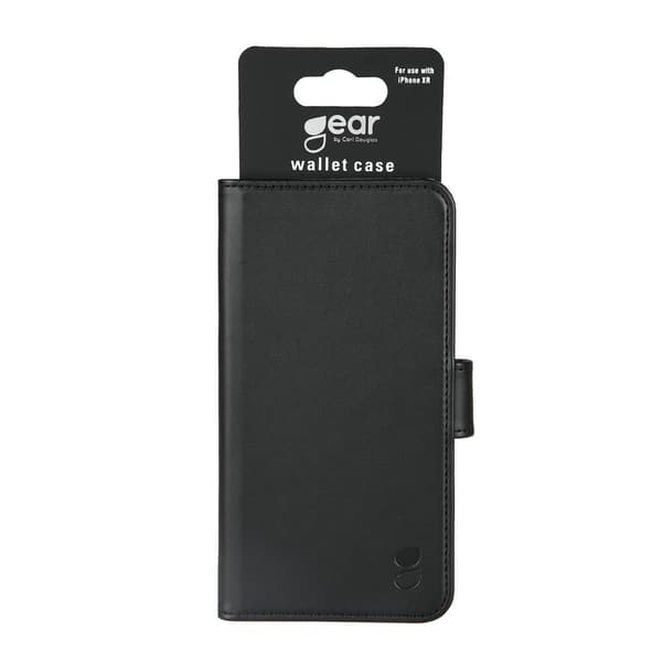 Mobilcover med 3 kortpladser, sort - iPhone XR