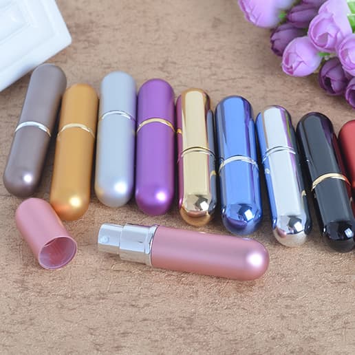 Mini refill sprayflaske for parfyme 6 ml Silver