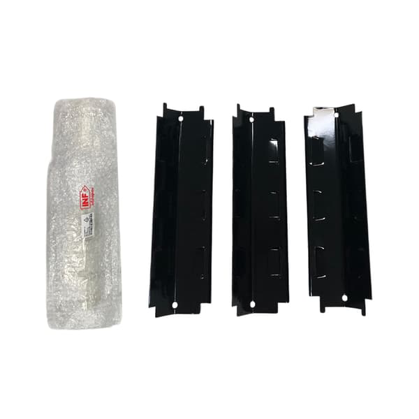 Grillvärmeplattor, 3-pack - Svarta