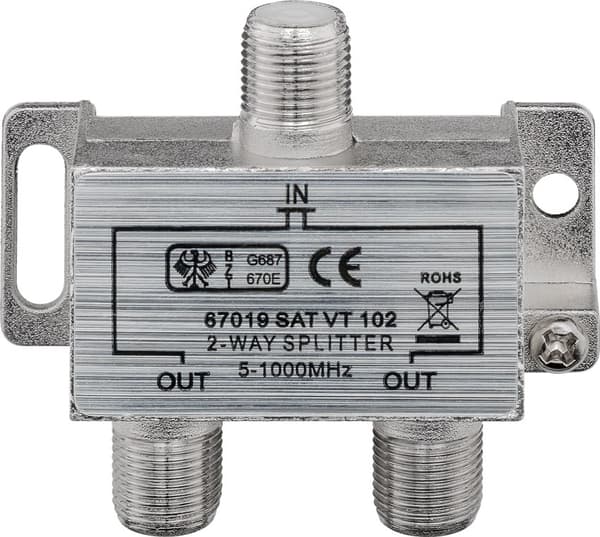Terrestrisk splitter, 2 utgångar