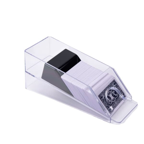 Gennemsigtig 4-Deck Kortskifter og - Dispenser