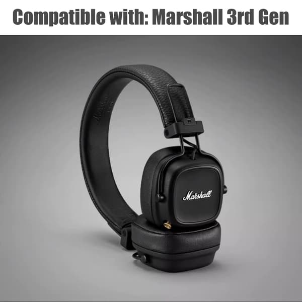 Korvatyynyt Marshall 3 Black Marshall 3rd Gen