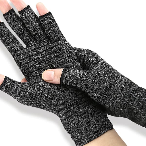 Halvfingerhandskar för Träning Grey M