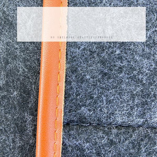 Hængende sengeopbevaringstaske i polyesterfilt, 32 x 21 x 10 cm, til seng og sofa Black