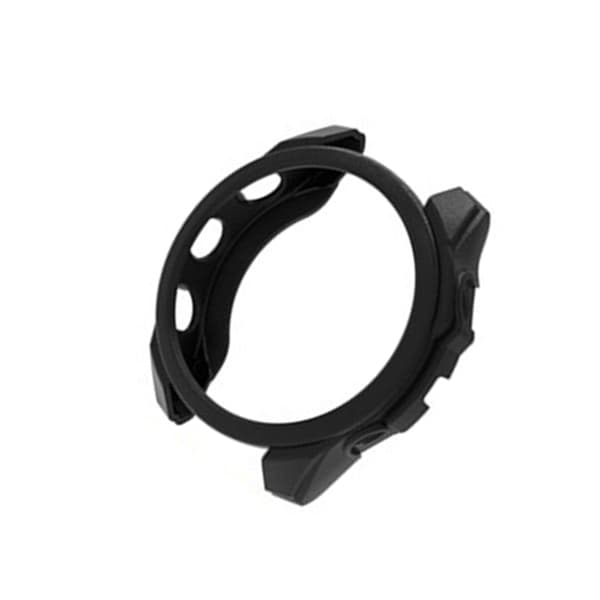 Garmin Forerunner 965 Urkasse - Sort Lædertekstur TPU Cover