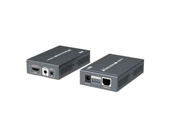 HDMI Extender over Ethernet, 70m, PoE, HDBase T, black