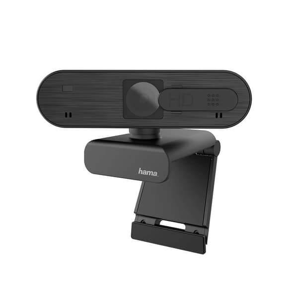 Webbkamera Full HD Spy Protection 16:9 Stereo Sort