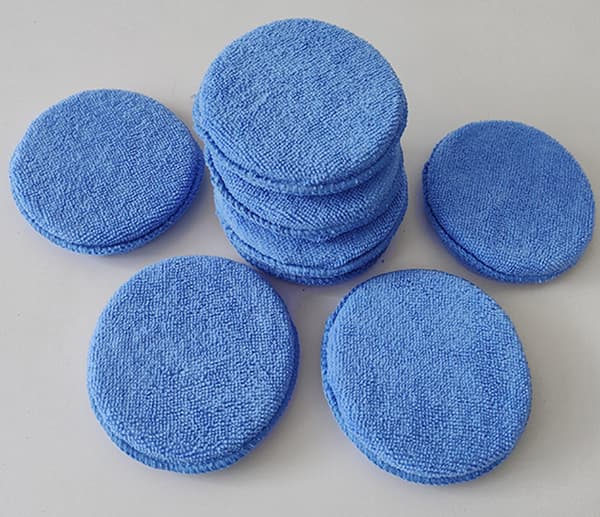 10-Pack mikrofiber bilvokssvamper Blue