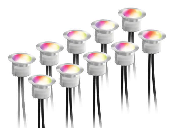 Smart Home, decklight kit, warm white light and RGB, silver