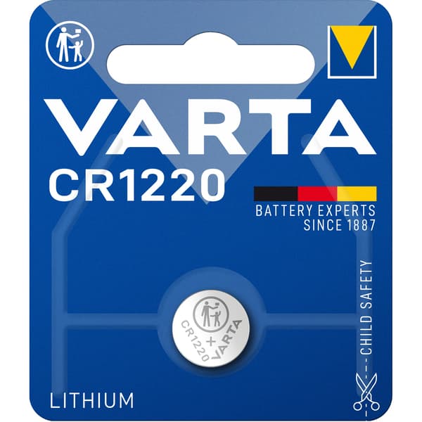 CR1220 3V Lithium knapcellebatteri 1-pak