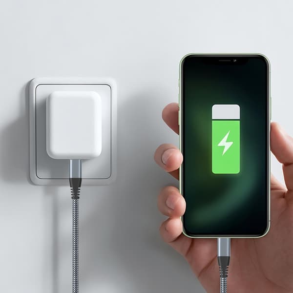 USB-C ladekabel 60 W hurtiglading Grey 1 m