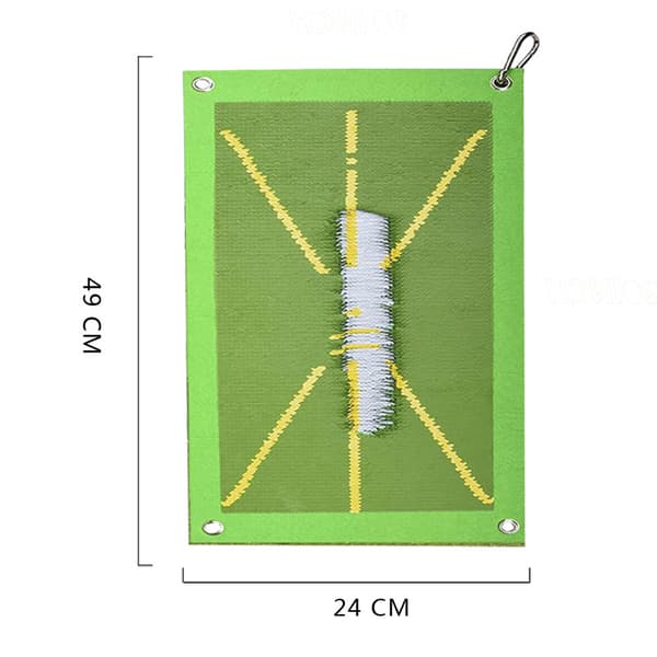 Golftreningsmatte med svingdeteksjon 25x50 cm
