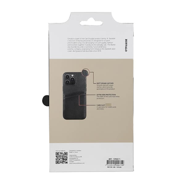 Mobildeksel PU Svart - iPhone 14 Pro Max