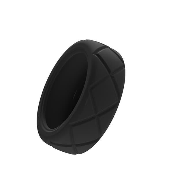 Ringbeskyttelse til Oura Ring Gen 3 - Gennemsigtig silikonebeskyttelse til smart ring Black M