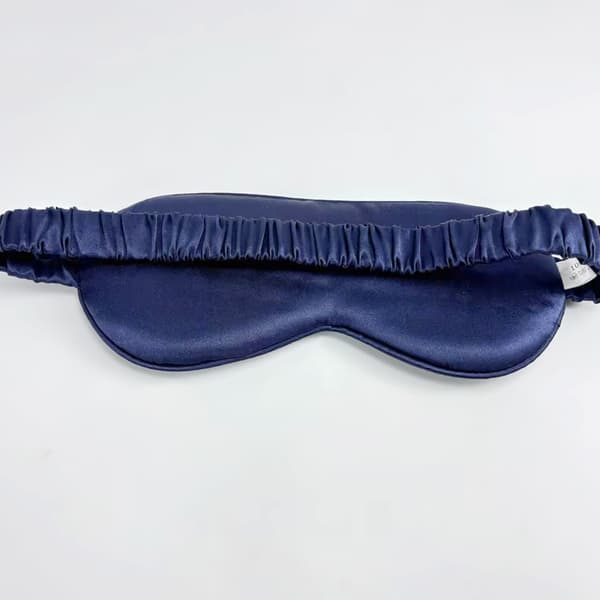 100 % silke søvnmaske for øynene NavyBlue