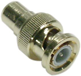 Adapter RCA fe to BNC ma, gold plated