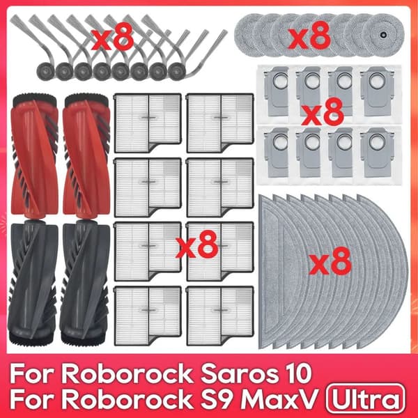 Erstatningssett for Roborock Saros 10/S9 MaxV Ultra