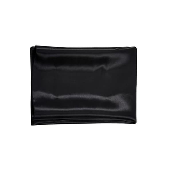 Elegant Polyester Satin Dug til Fester, Bryllupper og Begivenheder Black