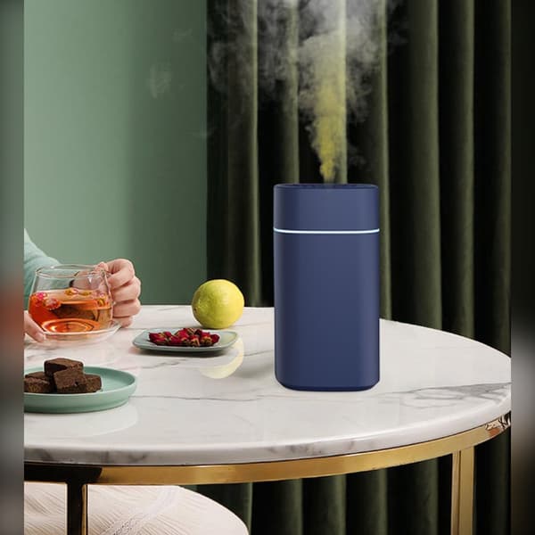Oppladbar Aroma Diffuser Luftfukter med Ambient Lys White