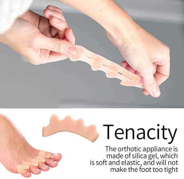 Tåskiller til Hallux valgus 1 par Beige