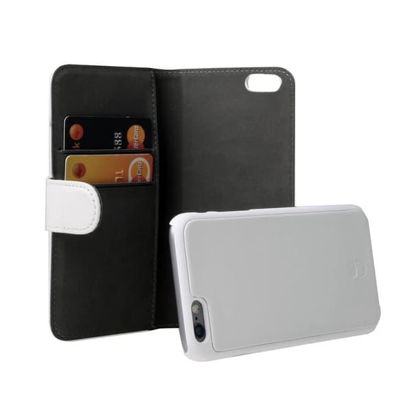 Wallet 2-i-1 Hvid - iPhone 6/6S