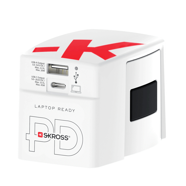 World USB Charger AC45PD - C to C cable included.