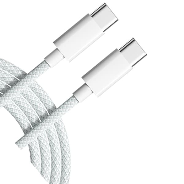 2-Pack 1,5 m USB C til C-kabel White