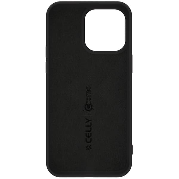 Cromo Soft gummi cover iPhone 15 Pro Max Sort