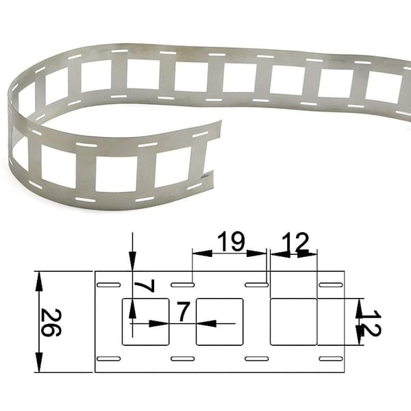 Batteri nikkelstrimmel - 2P - 5 meter rulle M