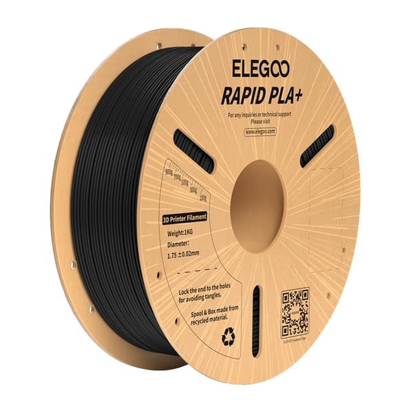 ELEGOO Rapid PLA+ -filamentti (musta)