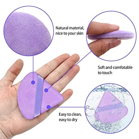 Powder Puffs 4-pak Purple