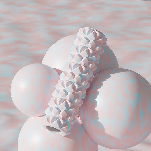 Foam Roller Yoga Søjle Pink