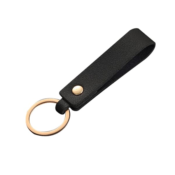 Nyckelring i PU-läder (2-pack)