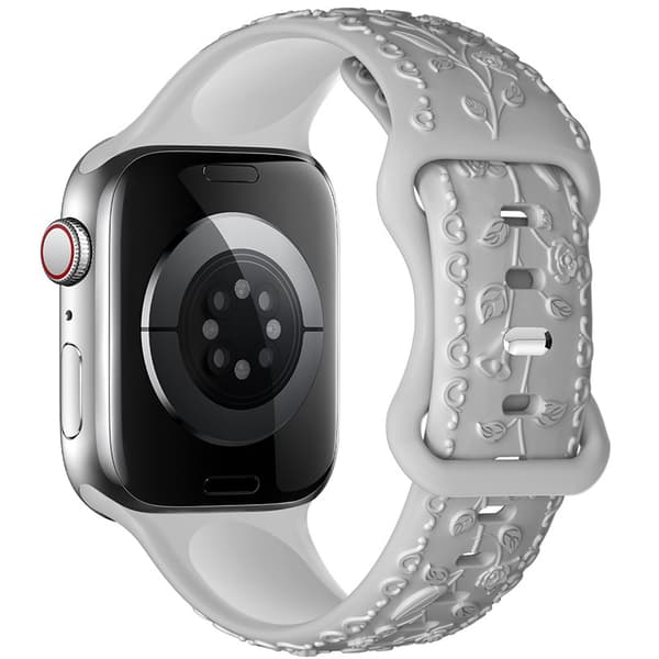 Silikonreim til Apple Watch Grey 20 mm