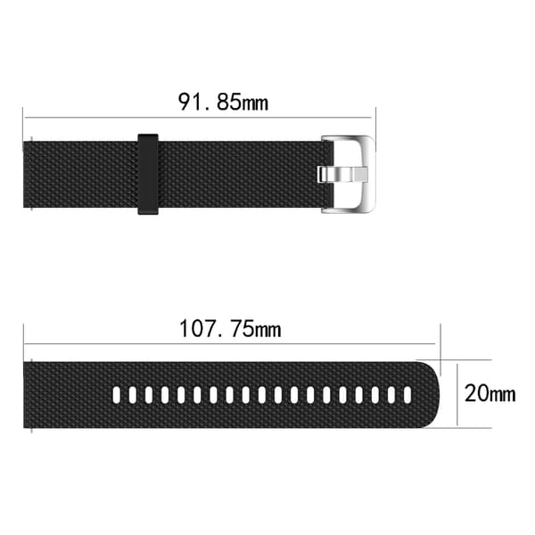 Garmin Forerunner 245 / 245M armbånd silikone Sort