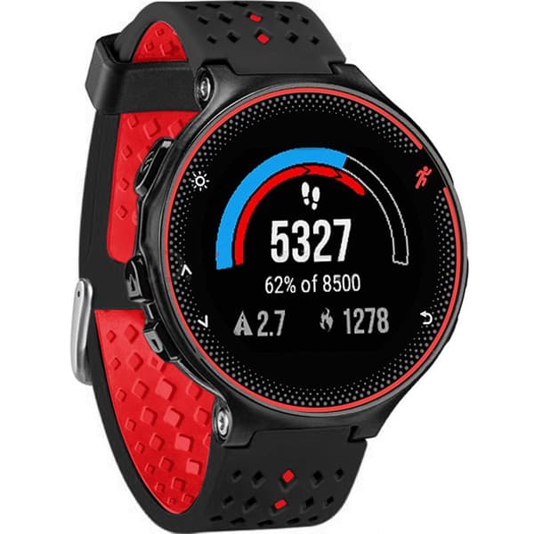 Klokkereim til Garmin Forerunner Black+Red