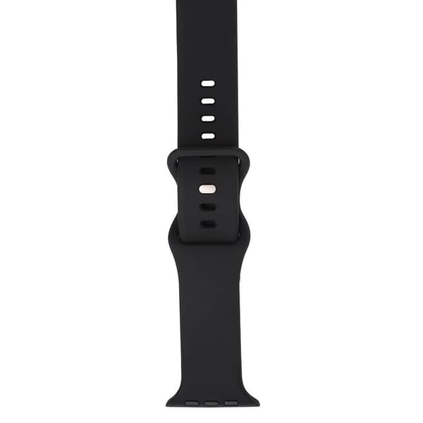 Watcharmbånd Silikone SORT Apple Watch 38/40/41mm