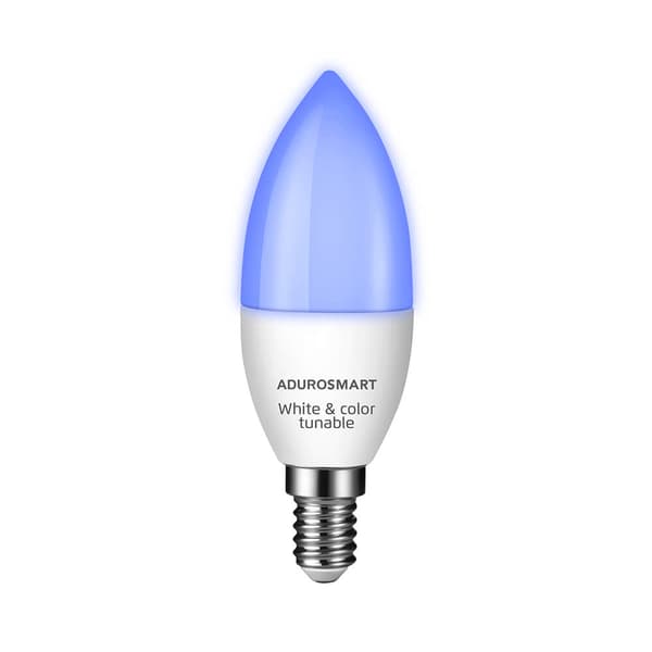 ADUROSMART Lampa E14 RGBW Dimbar Zigbee