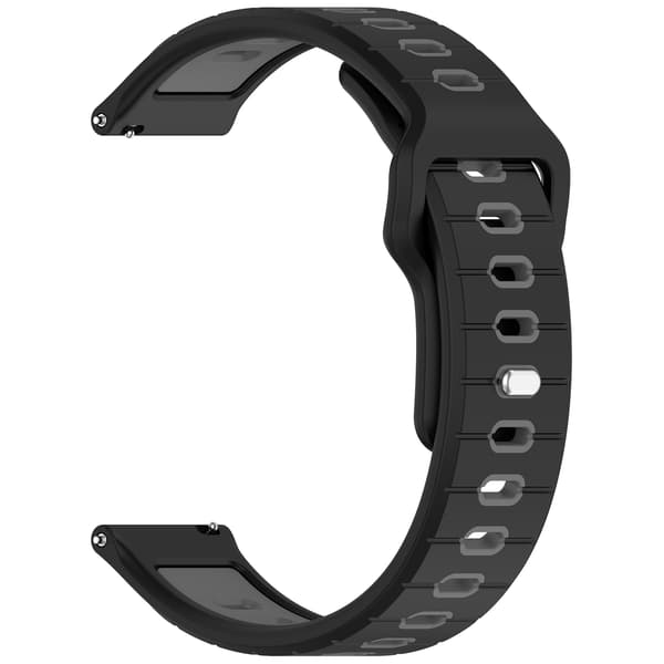 Silikone urrem til Garmin Vivoactive 6 Black+Grey