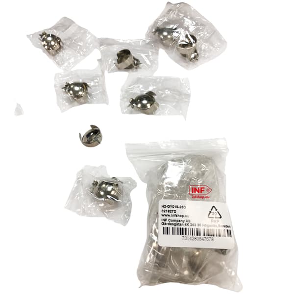 Automatisk ljussläckare 8-pack Silver