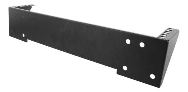 19" Vertical wall bracket, 2U, max 60kg, steel construction
