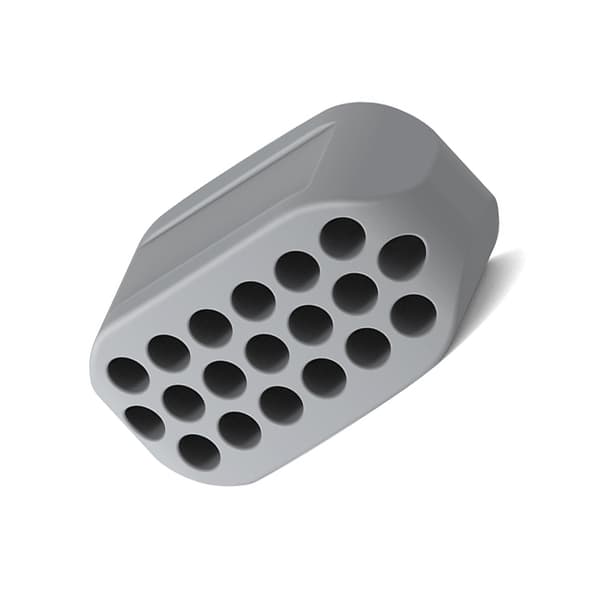 Leukaharjoitussilikoni 3 kpl Grey
