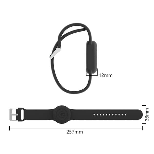 Airtag-ranneke / pidike Airtagille Black