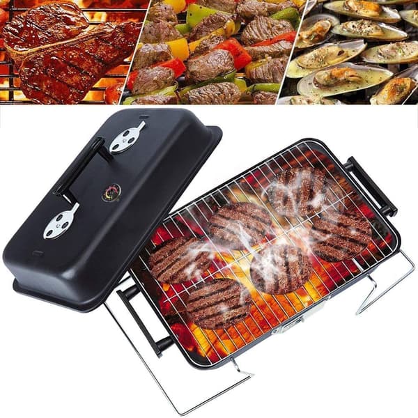 Analogt grilltermometer til grill & ovn Rustfrit stål