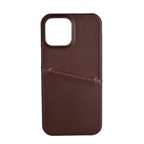 Mobildeksel Lær Brun - iPhone 13 Pro Max