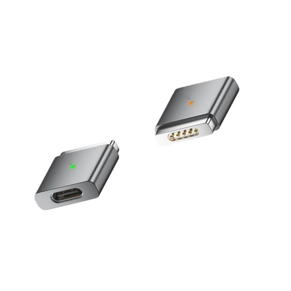 USB-C - MagSafe 2 -sovitin 100W - Lataa MacBook tehokkaasti Grey