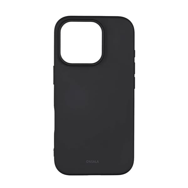 Back Sil Touch Recycled MagSerie iPhone 16 Pro Black