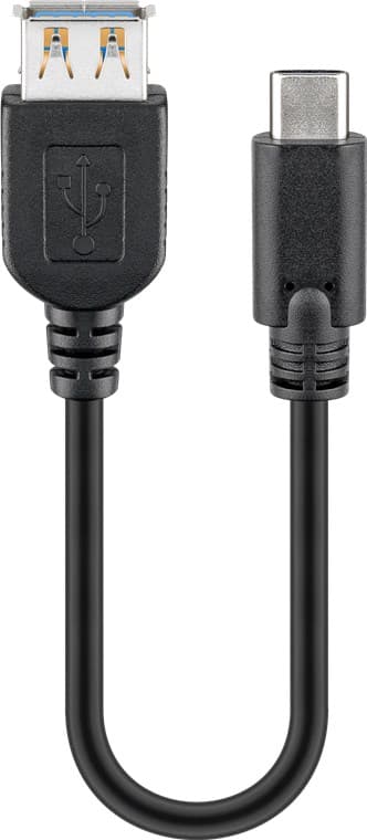 Synkroniser og lad Super Speed ​​USB-C™ til USB A 3.0 forlengelseskabel