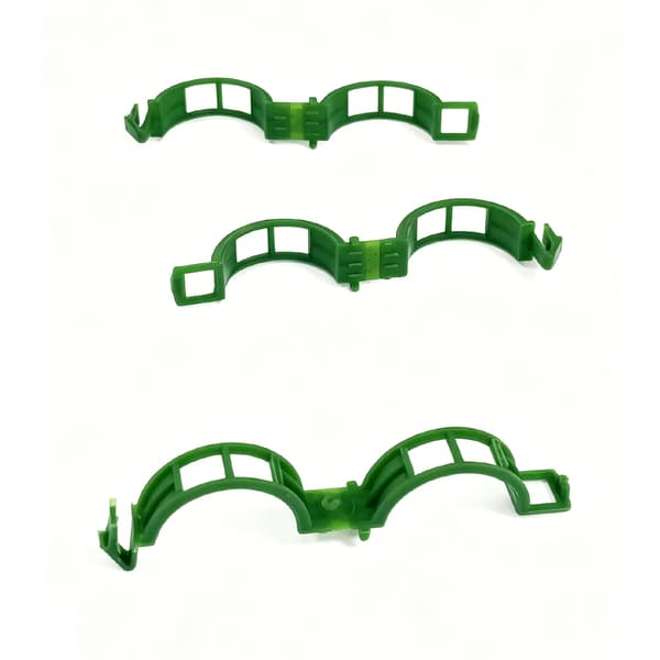 Stödjande Klämmor för Växter - 100 pack Green