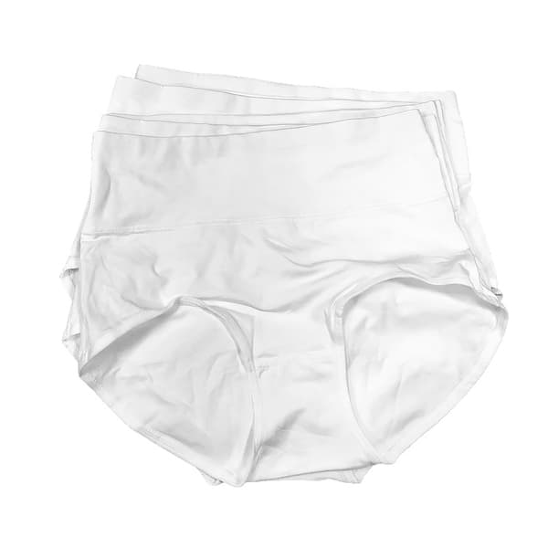 Trosor med hög midja (5-pack) White L